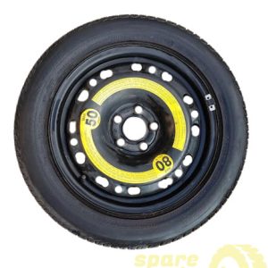 FIAT TIPO 2015 – PRESENT 5 STUD 16″ SPACE SAVER SPARE WHEEL