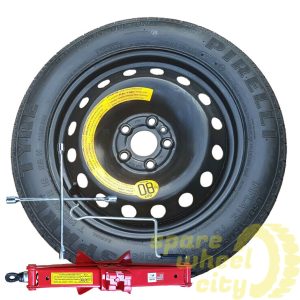 FIAT DOBLO 2011 – Present 5 STUD 15″ SPACE SAVER SPARE WHEEL KIT