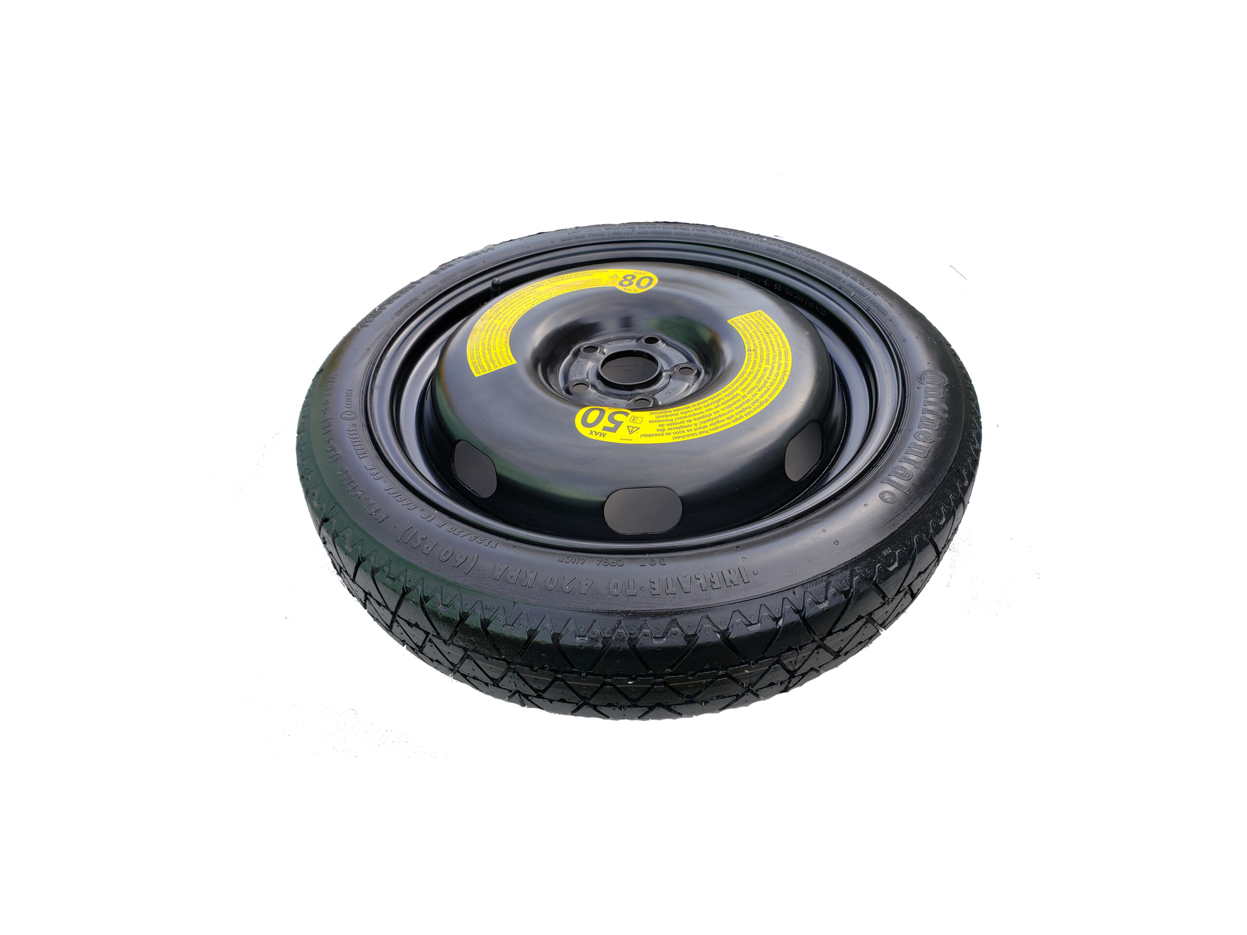 VOLKSWAGEN POLO GTI 2L 2009 – PRESENT 18″ SPACE SAVER SPARE WHEEL