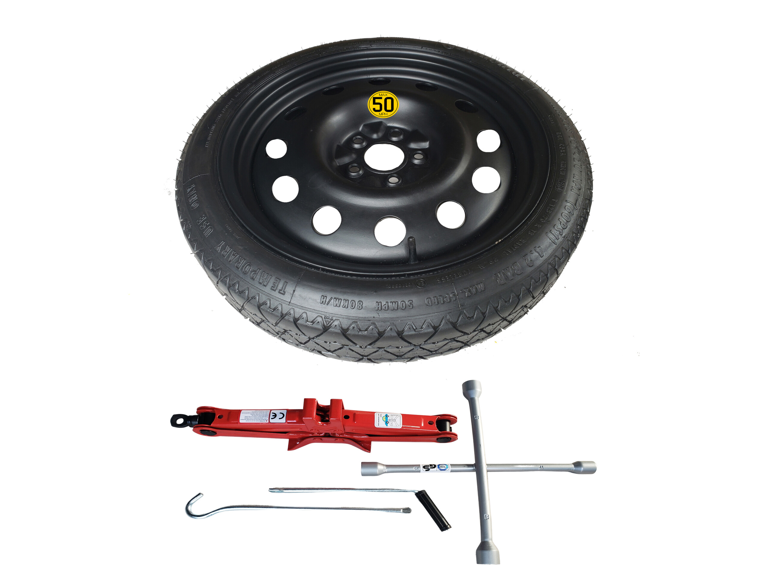 18″ Space saver spare wheel kit compatible with Ford Mondeo (2007-present day)